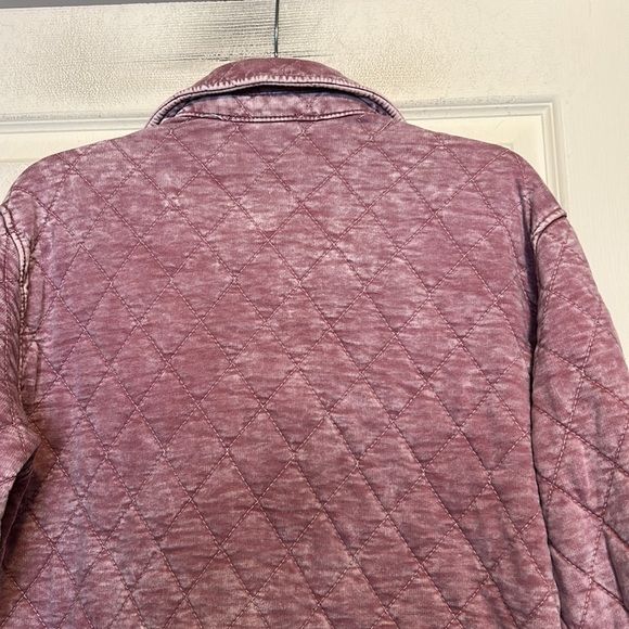 Jane and Delancey Quilted Jacket Size Medium Pink - Picture 7 of 7